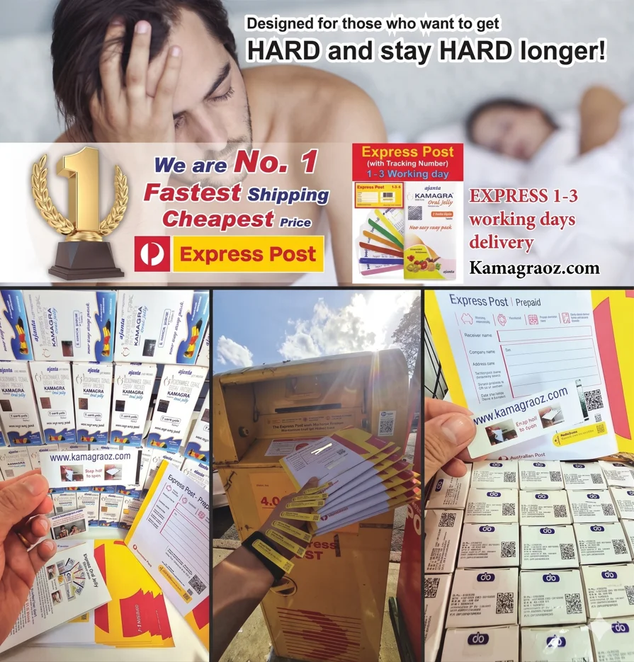 Kamagra Oral Jelly Australia — We are No.1 Fastest Shipping, Cheapest Price, Express Post 1-3 working days delivery